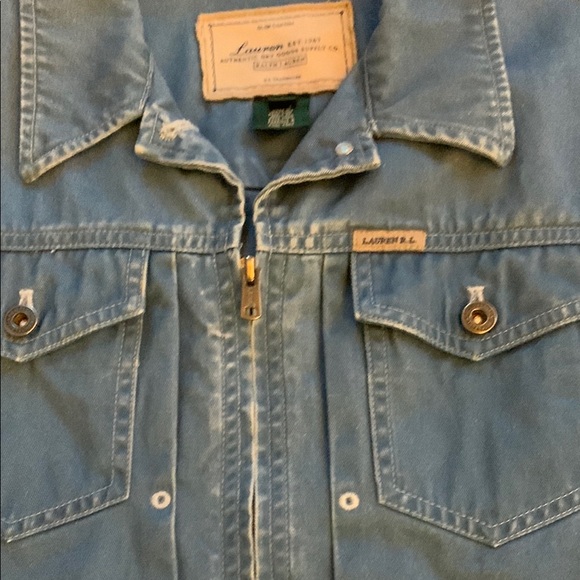 Ralph Lauren Light Blue Jean Jacket - Picture 3 of 5